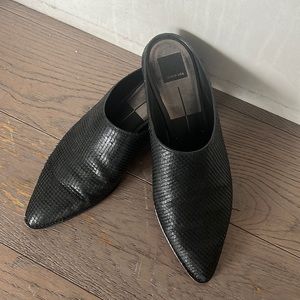 Dolce Vita snakeskin mules